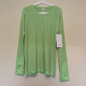 Lululemon Swiftly Tech Long Sleeve 2.0 Lime Green New with Tags